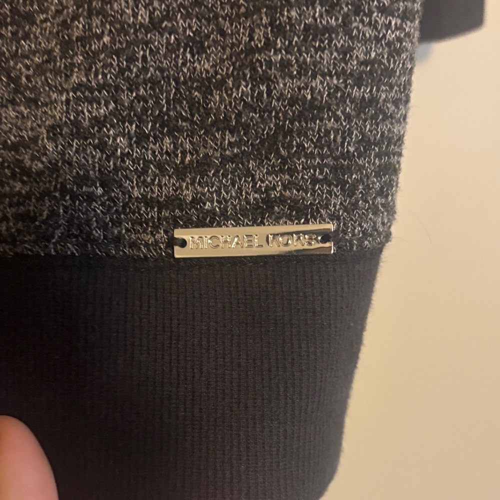 Michael Kors Charcoal Cowl Neck Sweater - Picture 4 of 7